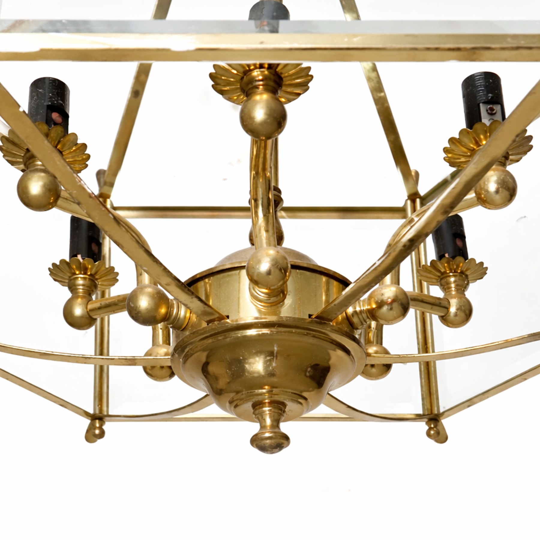 Brass & Glass Hall Lantern
